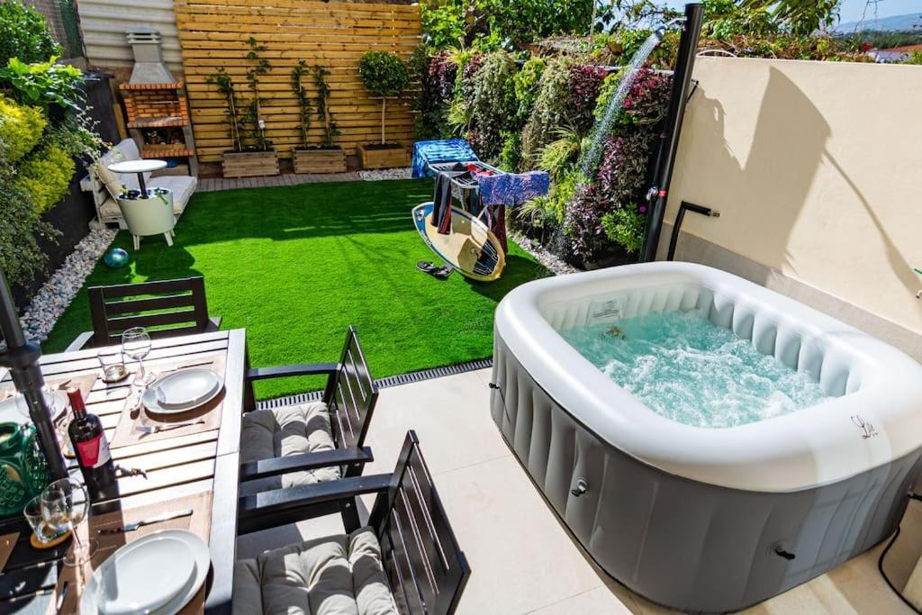 Relaxing Garden Los Cristianos Con Jacuzzi Y Barbacoa Arona  Εξωτερικό φωτογραφία